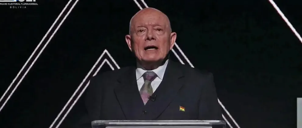 El presidente del Tribunal Supremo Electoral (TSE), Óscar Hassenteufel. Foto: Unitel