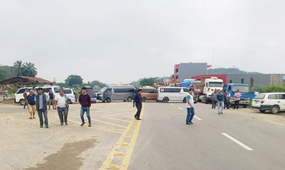El bloqueo en Cochabamba