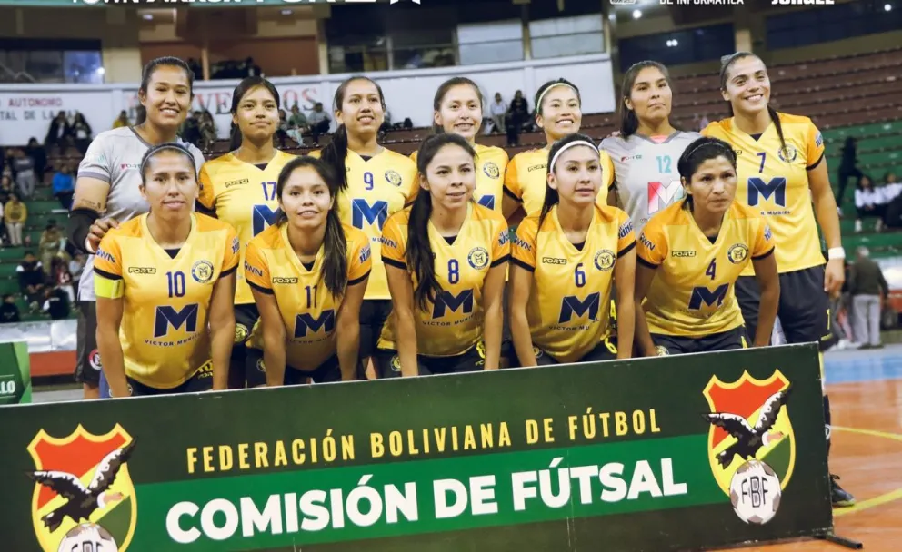 Las chicas del plantel cochabambino. Foto: Club Víctor Muriel.