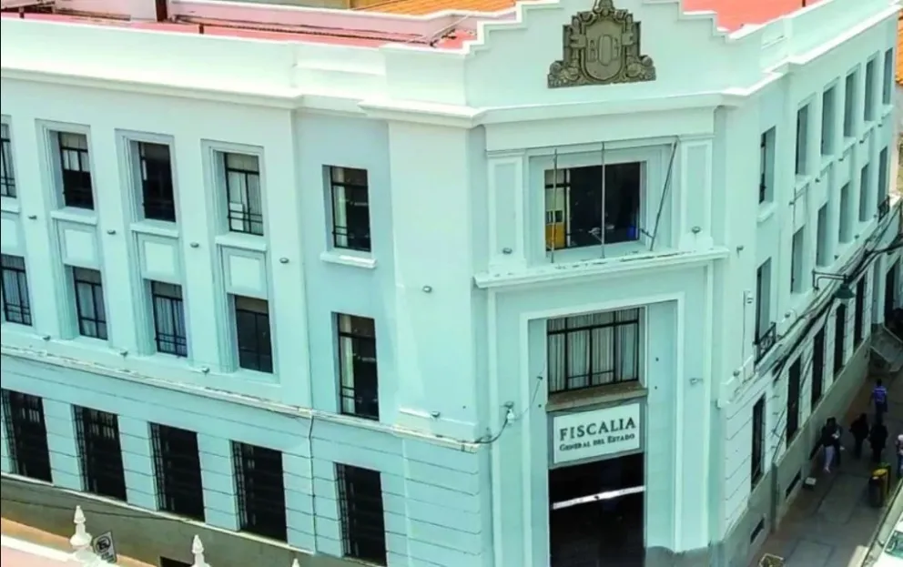 El edificio de la Fiscalía General en Sucre. Foto: FGE