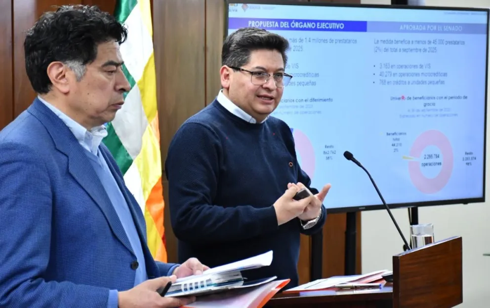 El ministro de Economía, Marcelo Montenegro, objeta los cambios realizados al proyecto de Ley. Foto: Economía 