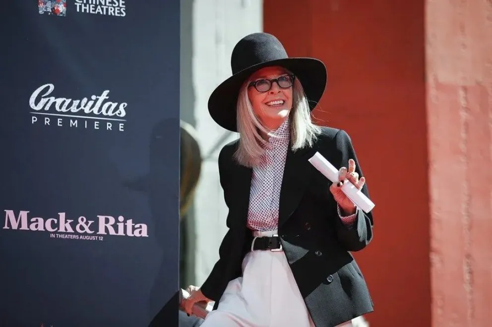 La actriz y directora de cine estadounidense Diane Keaton. Foto: EFE/EPA