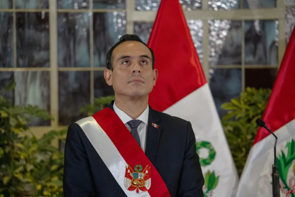 El presidente de Perú, José Jerí.  Foto: EFE