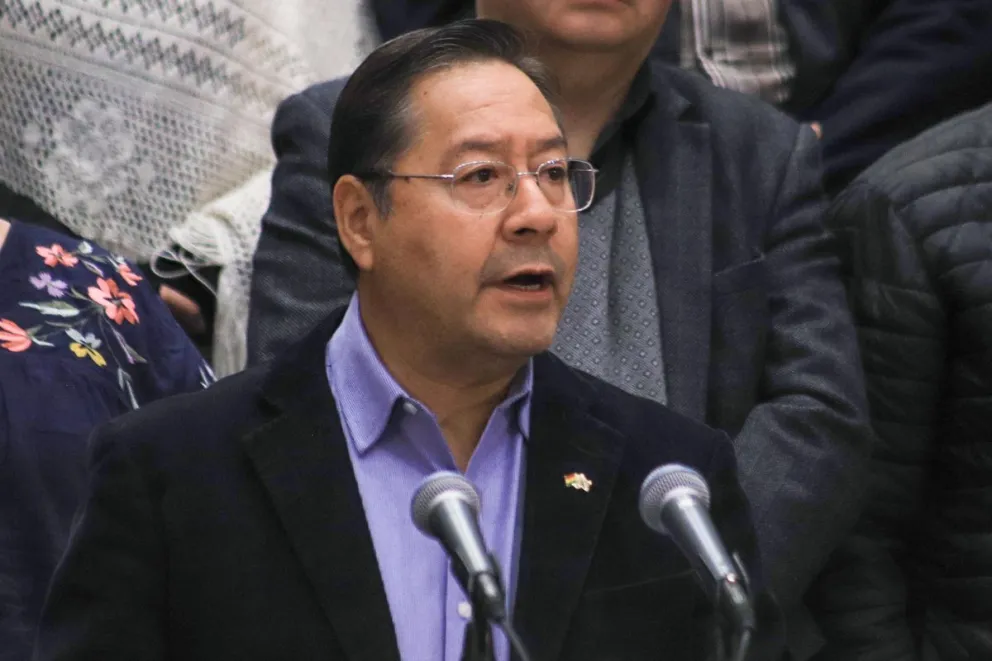 El presidente de Bolivia, Luis Arce. Foto: EFE