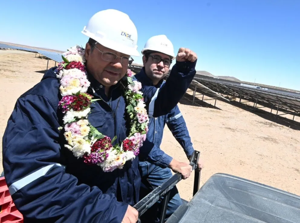 Luis Arce en una imagen de archivo. Foto: RRSS del mandatario 