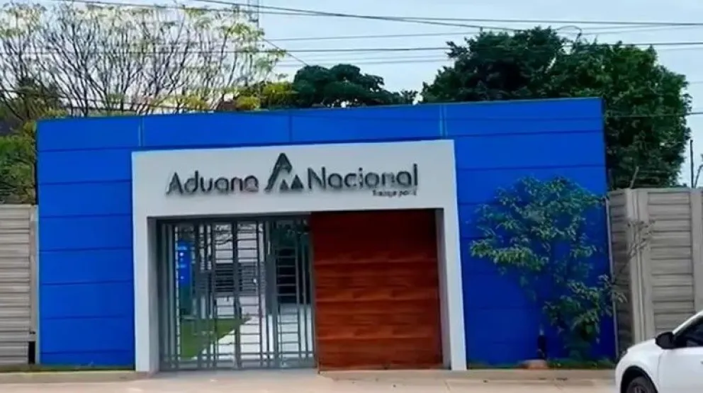 Las instalaciones de la Aduana Nacional en Yacuiba. Foto: Unitel 
