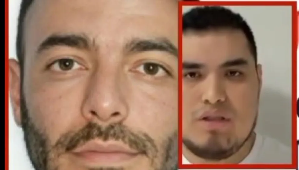 Marset, a la izquierda, y García a la derecha