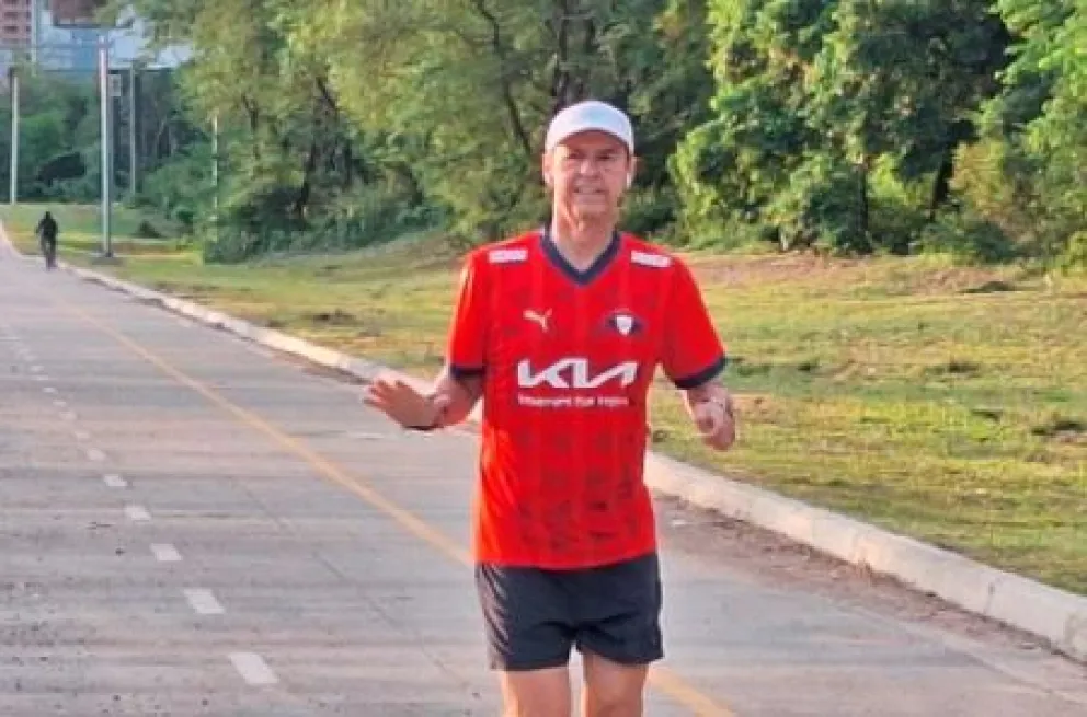 Tuto Quiroga este domingo en Santa Cruz. Foto: Captura de video