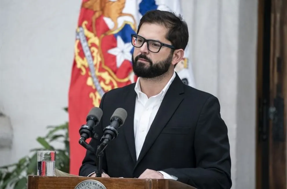 El presidente Gabriel Boric felicitó a  Rodrigo Paz Pereira, presidente electo de Bolivia. Foto: Presidencia de Chile
