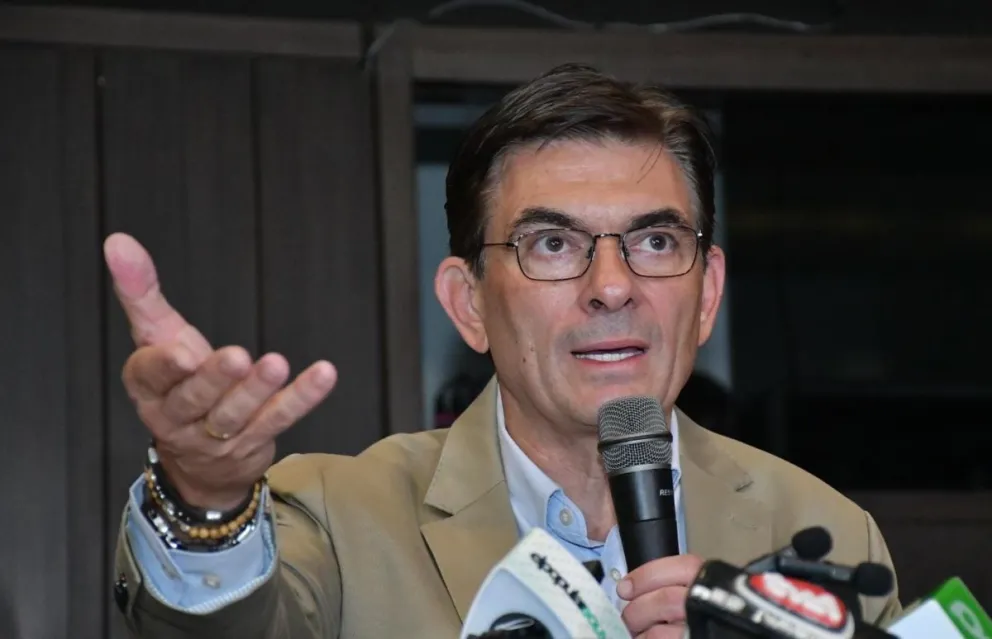 Rodrigo Paz en conferencia de prensa. Fuente: APG