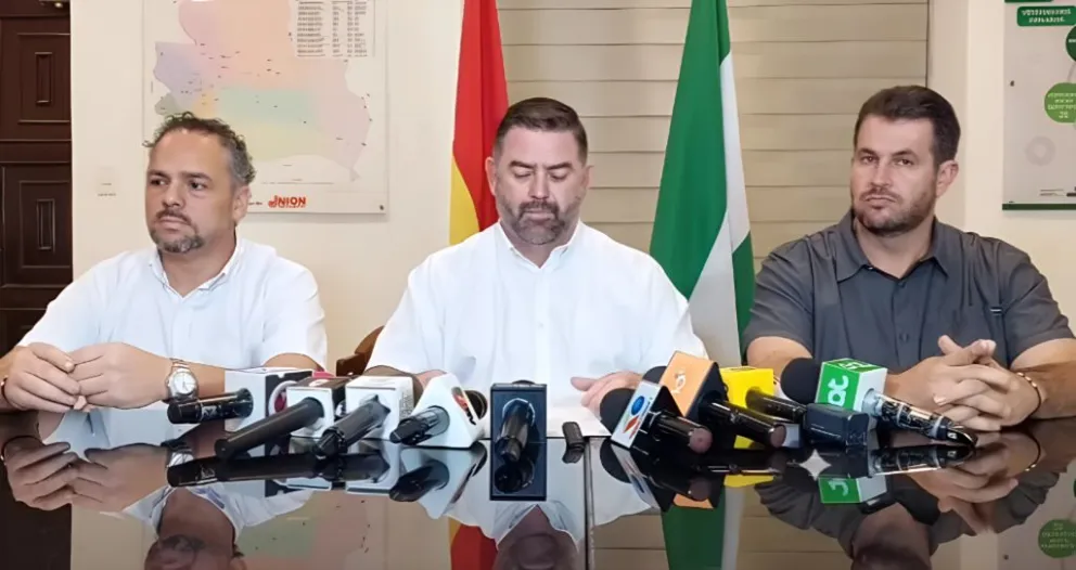 Directiva de la Cámara Agropecuaria del Oriente (CAO) en conferencia de prensa. Foto: Captura de video 