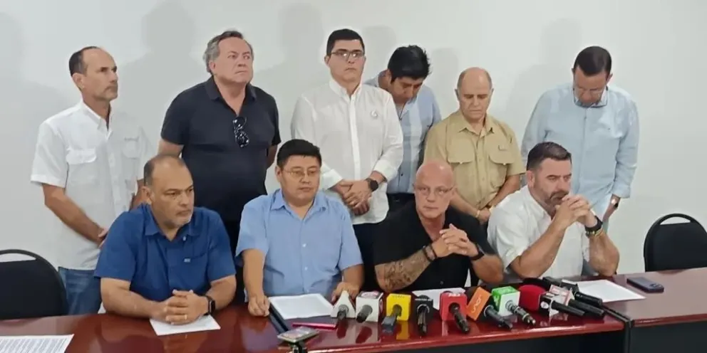 Integrantes del Comité Multisectorial. FOTO: Unitel