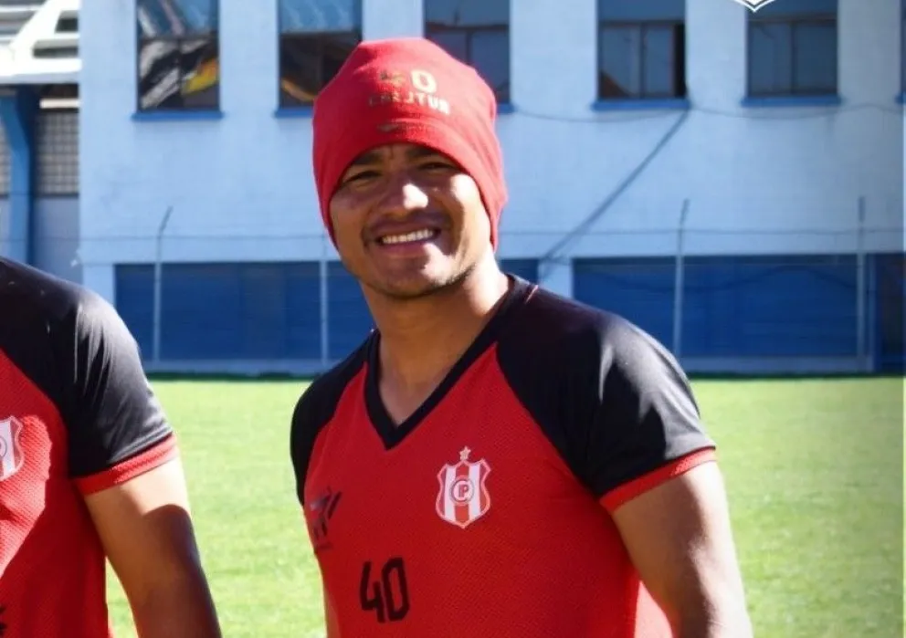 Mauricio Chajtur en un entrenamiento de Independiente. Foto: Club Independiente