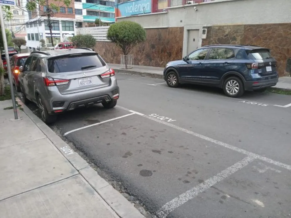 Espacios de Parqueo Tarifado en la ciudad de La Paz: AMUN