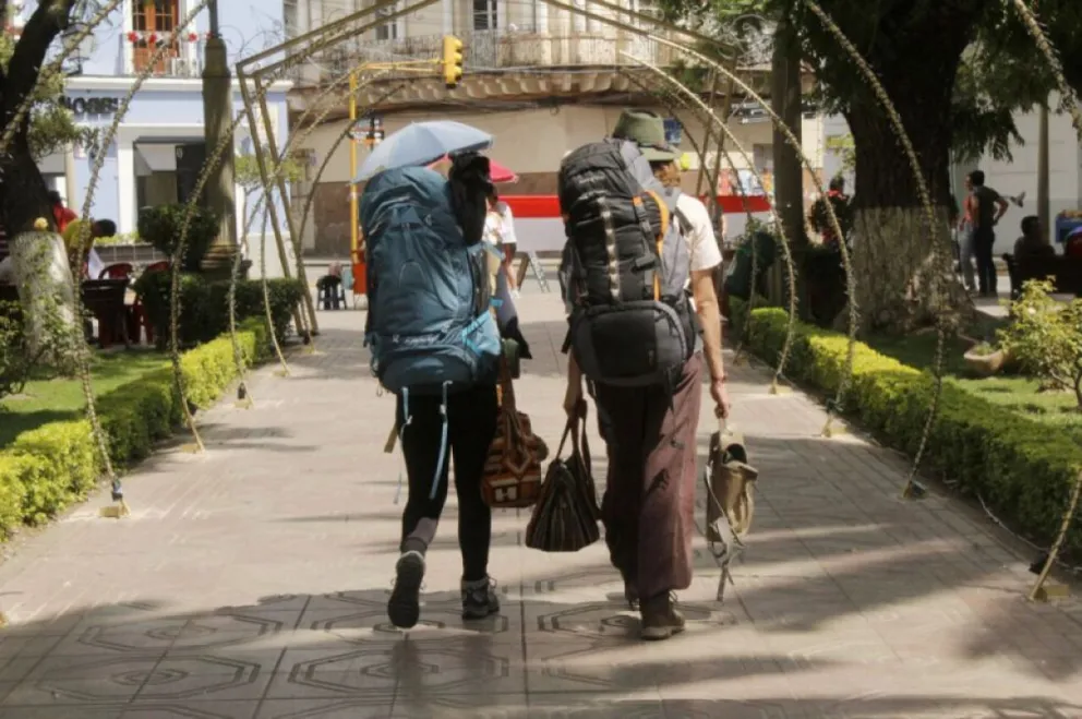 Turistas en el departamento de Tarija Foto: El País de Tarija 