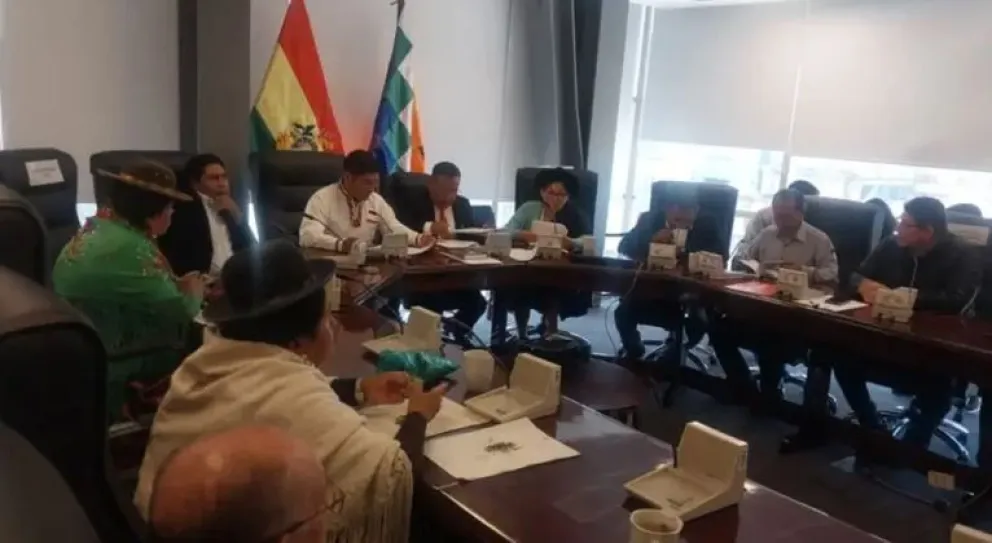 La Comisión de Economía plural de Diputados durante el tratamiento de la ley. Foto: Red Uno