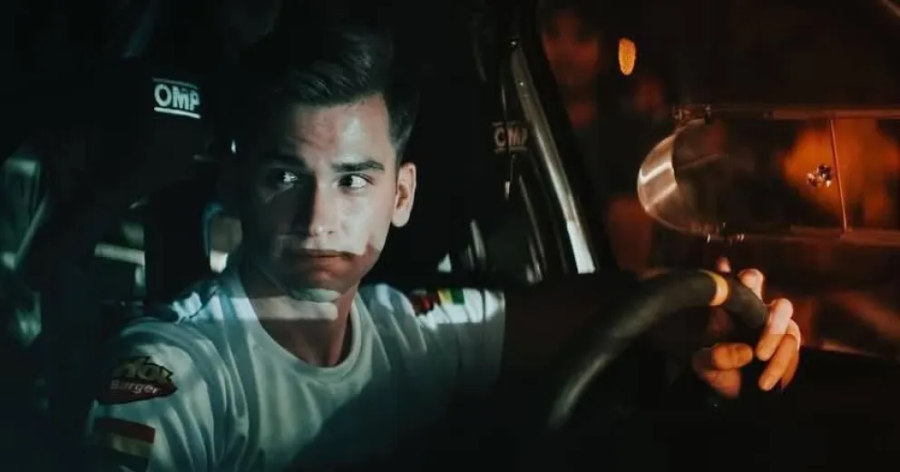 Bruno Bulacia durante unas filmaciones previas que se hicieron. Foto: Redes Sociales.