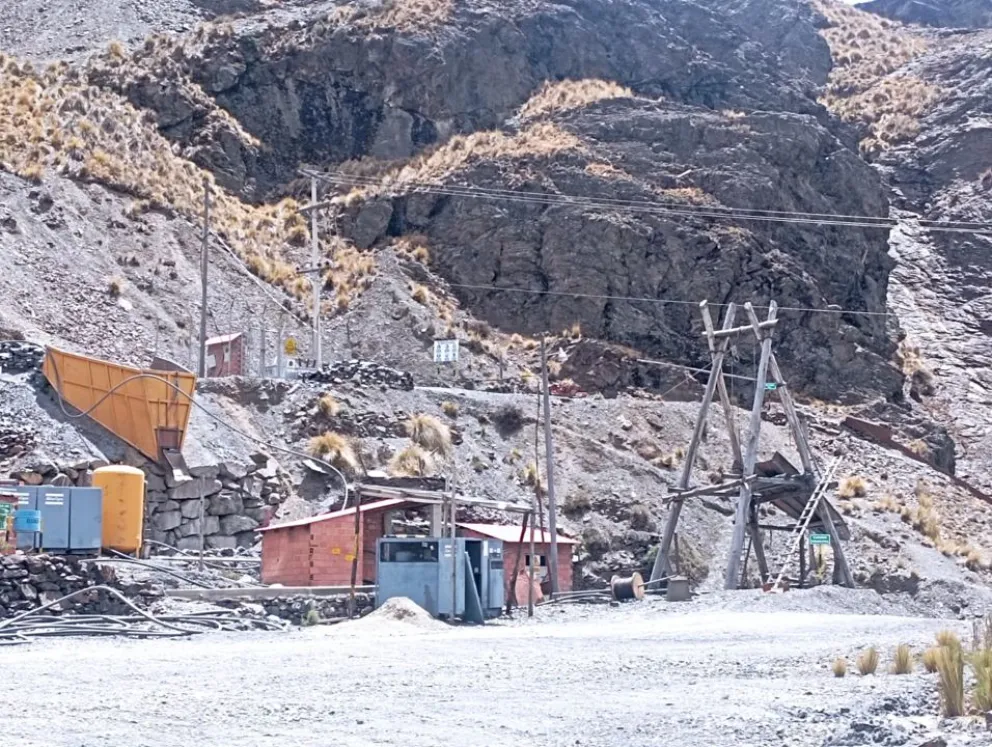 Instalaciones mineras en Incachaca. FOTO: Erbol