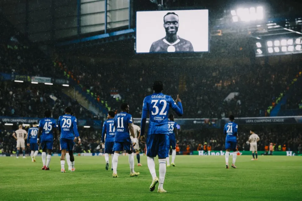 Jugadores del club londinense celebran su triunfo. Foto: Chelsea FC.