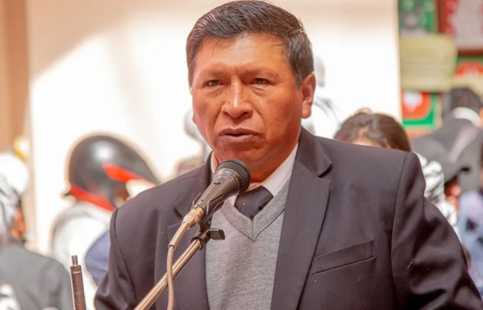 Jhonny Llally, alcalde de Potosí- Foto: Erbol 
