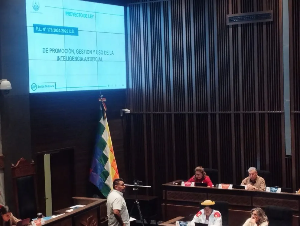Tratamiento del Proyecto de Ley  “Promoción, Gestión y Uso de la Inteligencia Artificial ”. Foto: Senado 