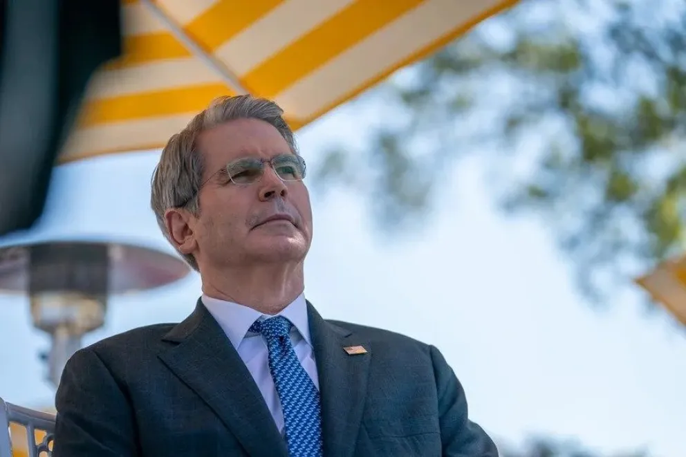 El secretario del Tesoro de EE.UU., Scott Bessent, durante un acto en la Casa Blanca, el 21 de octubre de 2025. EFE