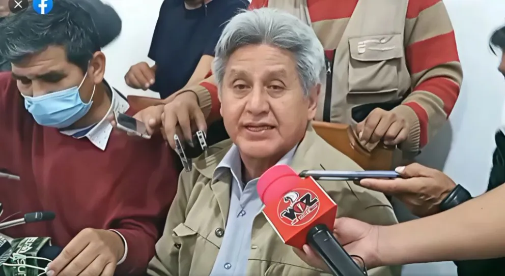 Henry Medrano, presidente del Comité Cívico de Yacuiba. Foto: El País de Tarija 