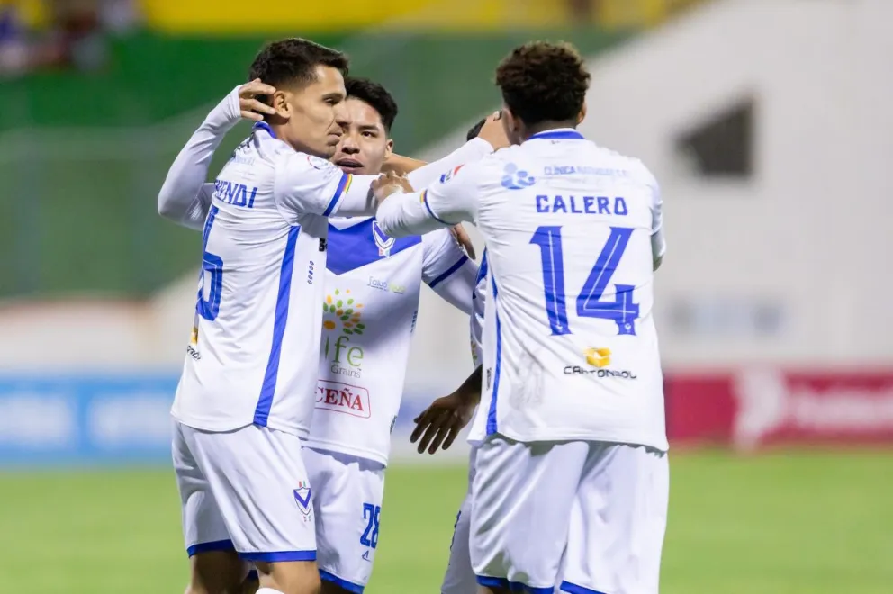 Jugadores de GV San José festejan uno de sus goles. Foto: GV San José.