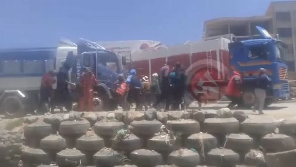 Momentos del ataque. FOTO: Captura de pantalla de Cadena A