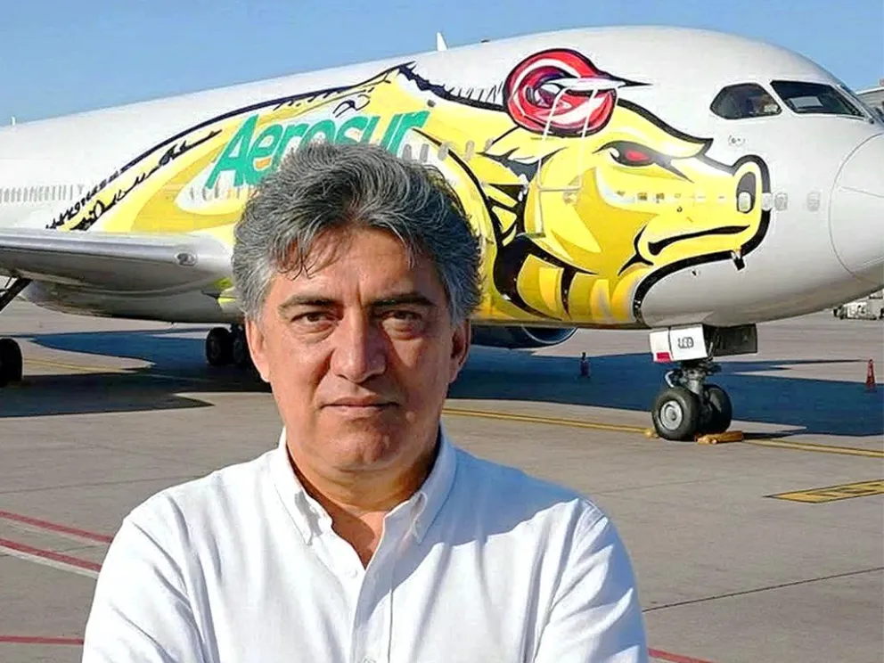 Roca una nave de la otrora Aerosur, en una imagen de archivo. Foto: Facebook Mario Méndez - Periodista