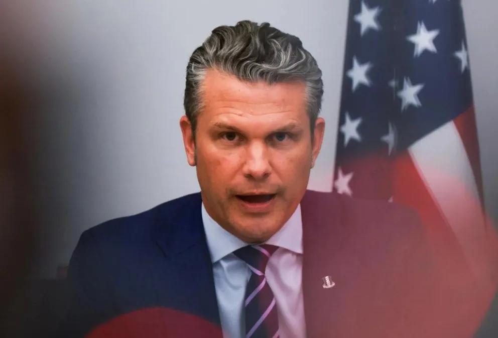 El secretario de Guerra, Pete Hegseth, en una imagen de archivo. EFE