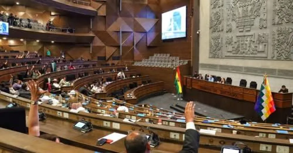 Un debate y votación en el Parlamento. Foto: Cámara de Diputados