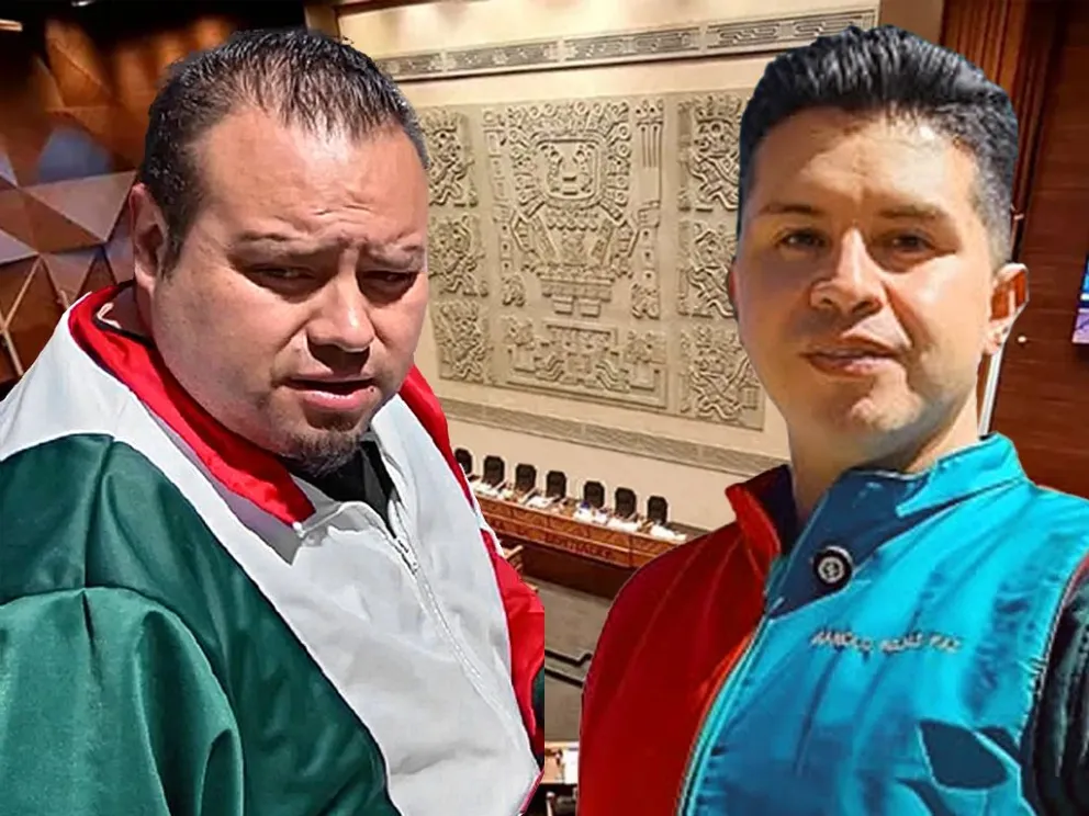 Óscar García Hoyos y Manolo Rojas. Foto: Composición Visión 360