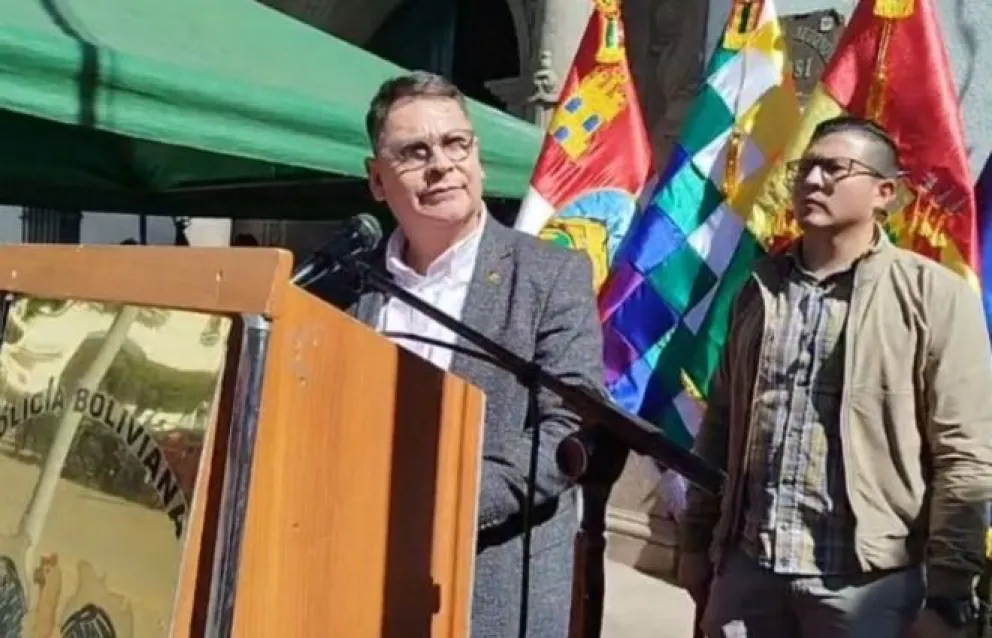 El viceministro Aguilera en una imagen de archivo. Foto: ABI