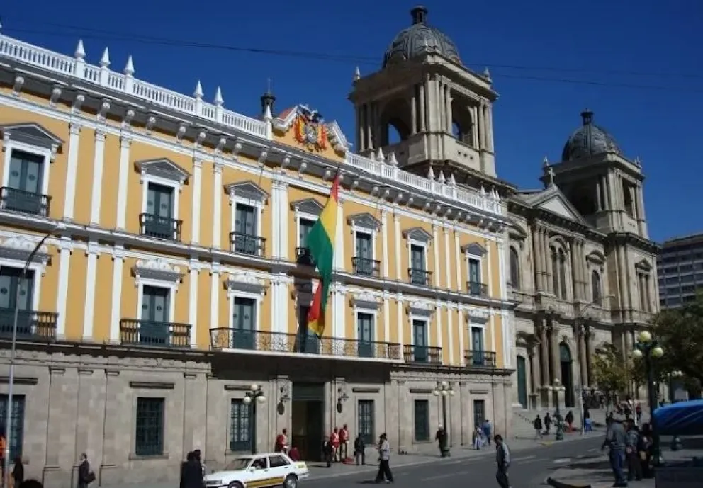 El Palacio de Gobierno de La Paz en una imagen de archivo. Foto: Jvict03 en redes sociales