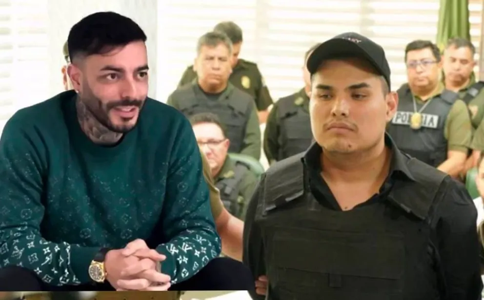 Sebastián Marset y "El Colla" en una imagen de archivo. Foto: Urgente.bo