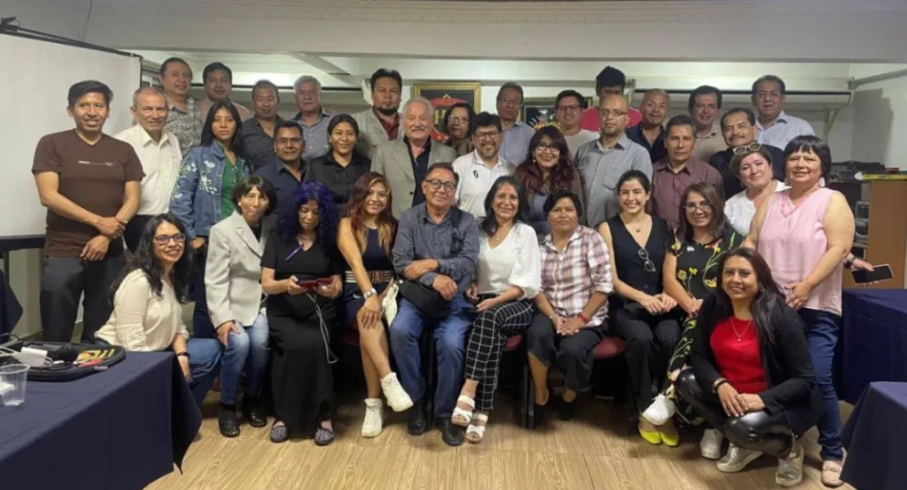 Periodistas en el Foro Nacional en Cochabamba. Foto: Eldefensorsocial