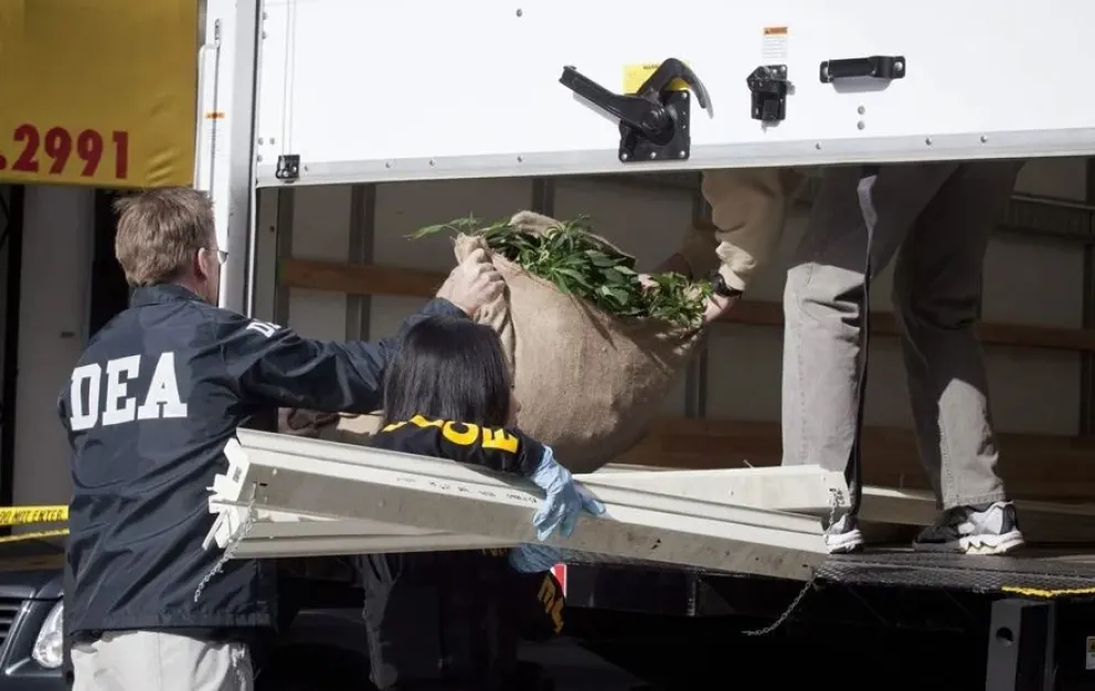 Un agente de la DEA de Estados Unidos en una imagen de archivo. Foto: EFE