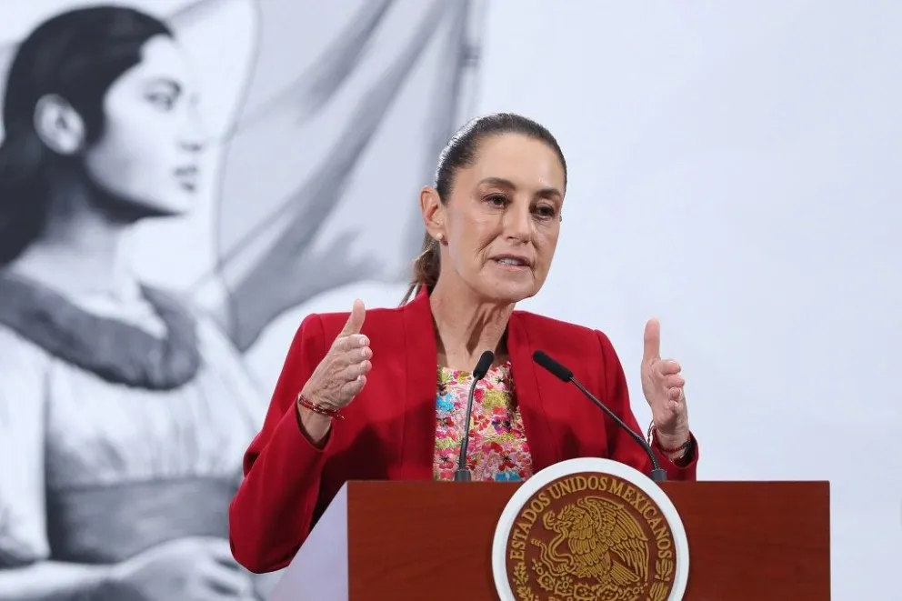La presidenta de México, Claudia Sheinbaum. EFE 