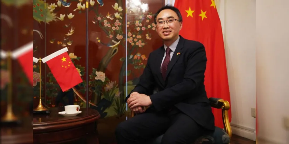 El embajador de China, Wang Liang, en una foto oficial. FOTO: ABI