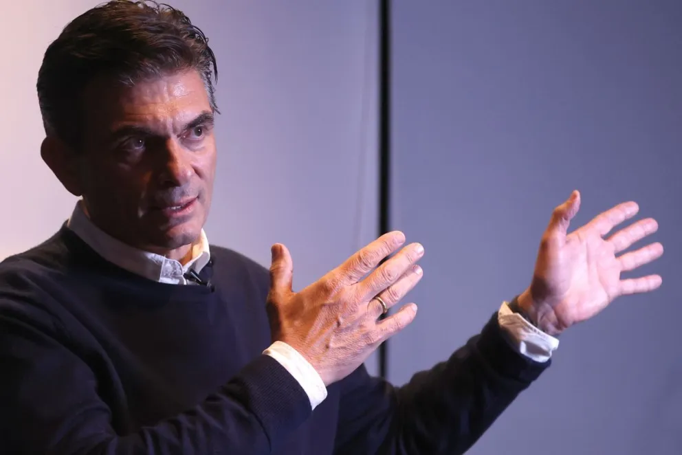 Paz durante una entrevista con la agencia EFE 