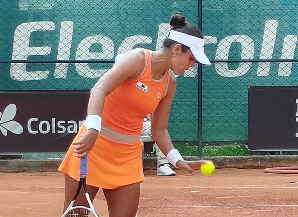 Zeballos durante su encuentro en Colombia. Foto: Kia Open 2025