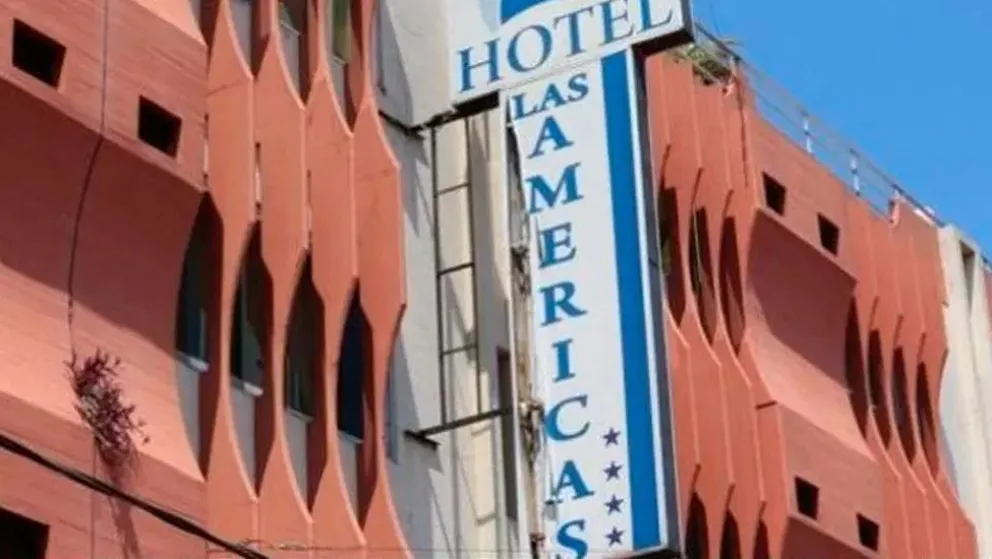 El Hotel Las Américas de Santa Cruz, donde sucedió la masacre.