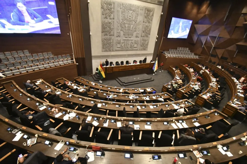 Sesión de la Cámara de Diputados del 23 de octubre. FOTO: APG