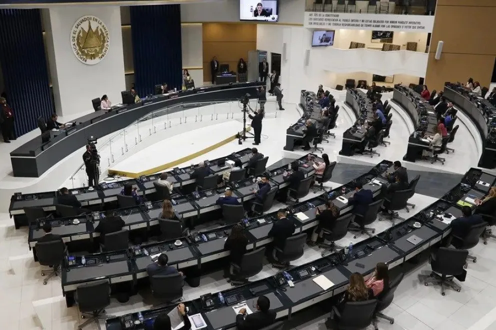 Fotografía de archivo de la Asamblea Legislativa de El Salvador. EFE