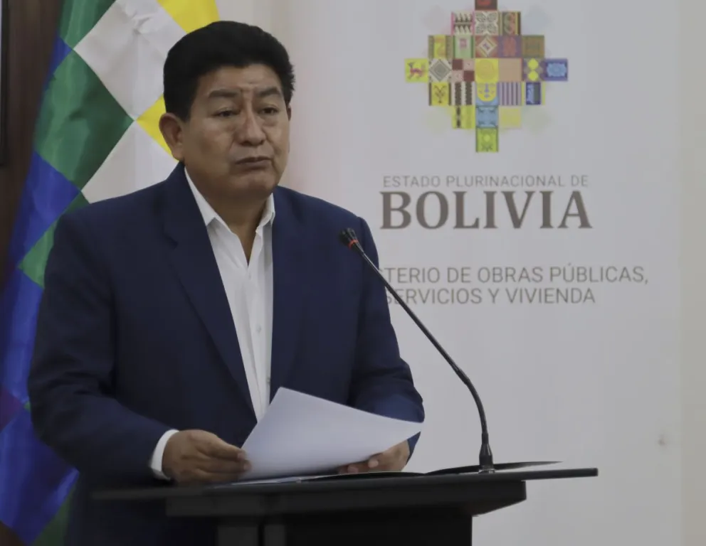 El ministro Montaño durante una conferencia el martes 23 de octubre. FOTO: APG