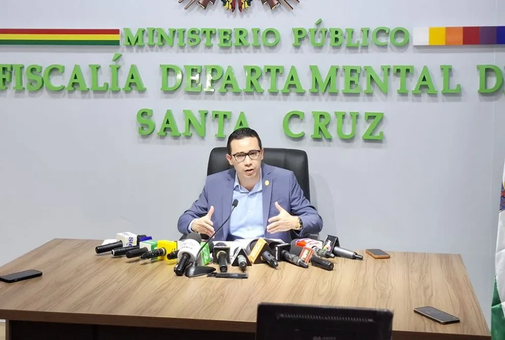 El fiscal departamental de Santa Cruz, Alberto Zeballos Flores. FOTO: Fiscalía General del Estado