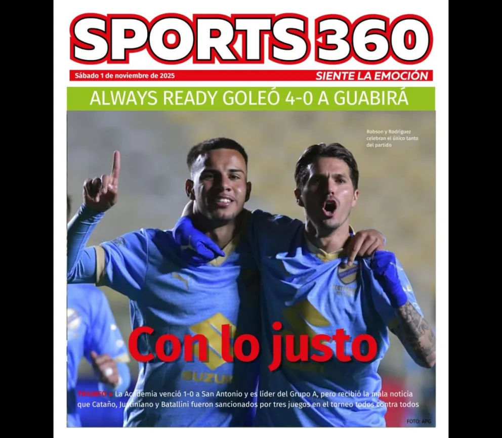 Los jugadores académicos celebran el gol marcado por Robson Matheus. Foto: Agencia Marka Registrada