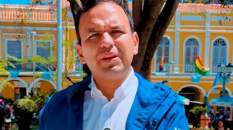 El candidato a diputado, Sebastián Huerta Foto: RRSS