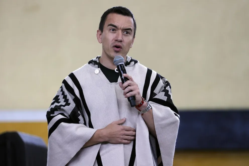 El presidente de Ecuador, Daniel Noboa, en una foto de archivo. Foto: EFE